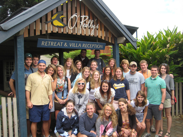 OReillys Group Picture Group shot leaving O'Reilly's