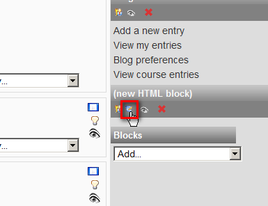 moodle_block_edithtml Moodle - Edit HMTL Block