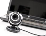 Webcam and Laptop