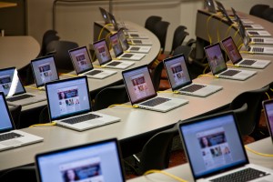 Laptops in classroom