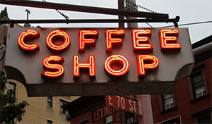 Coffee Shop sign
