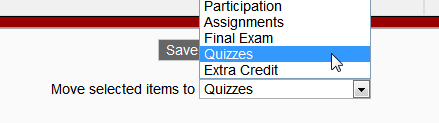 Move to quizzes