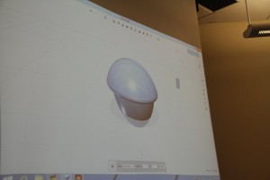 Designing a 3D acorn online. Photo by Dan Reis.