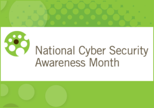 National Cyber Security Awareness Month logo