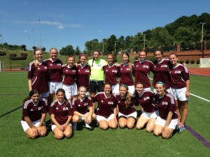 Ginny with Club Soccer Team