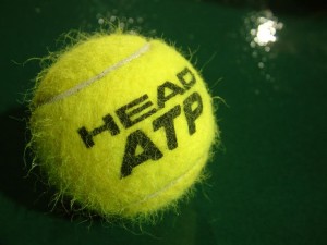 Tennis Ball with words "Head ATP"
