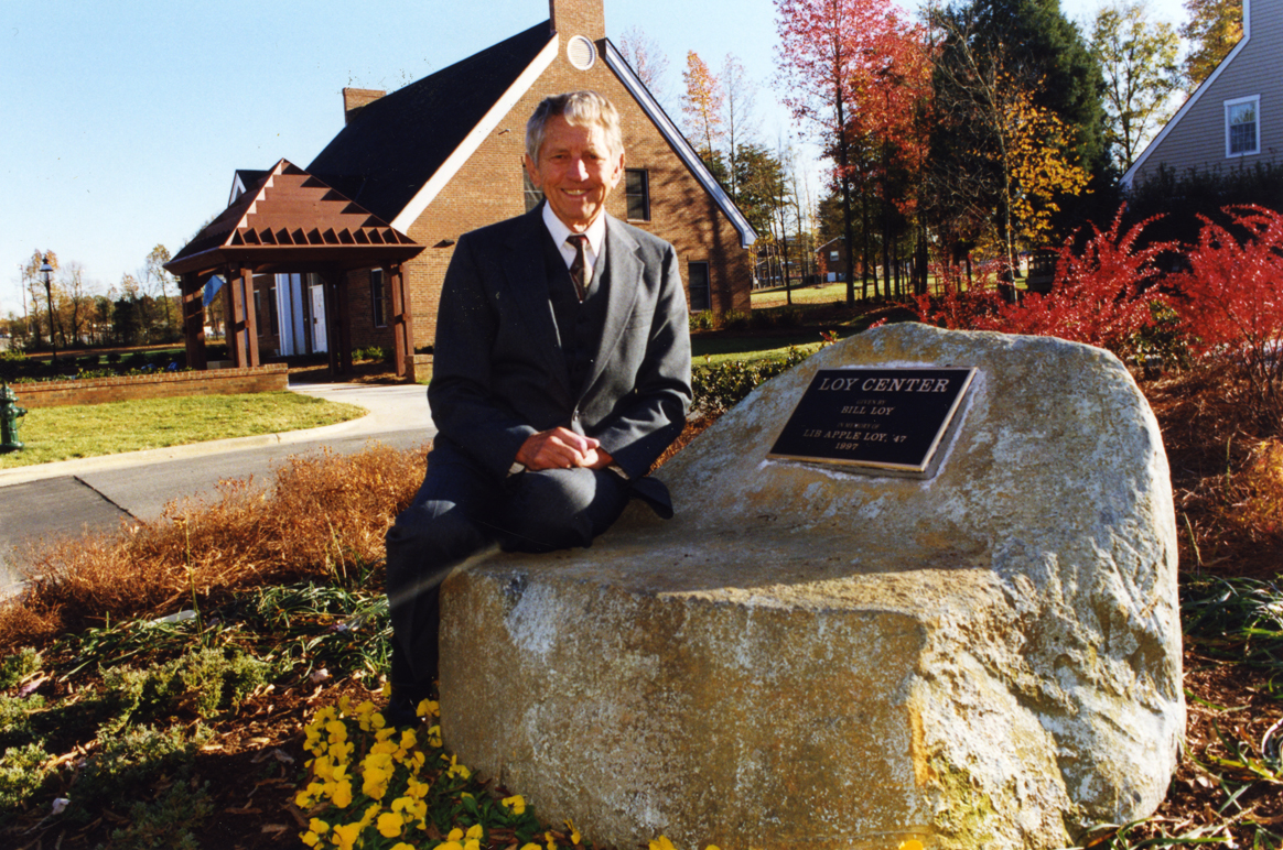 Bill Loy and Loy Center rock, circa 1997
