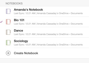 With OneNote, you can set up different notebooks for different subjects to keep yourself organized!