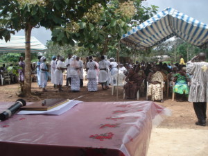 Ceremony for the Health Center's Entry into the National System, Sept. 2011