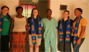 Ghana Pericleans and Nurses at Health Center